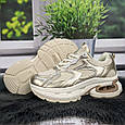 Кросівки жіночі Loretta бежеві на об'ємній підошві демісезонні 4825, фото 6