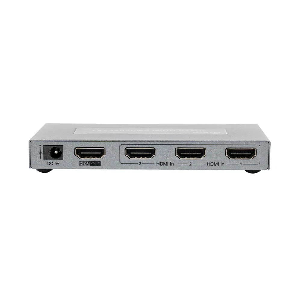 Комутатор 4K HDMI 2.0 3x1 Dtech DT-7431 (74-00123)