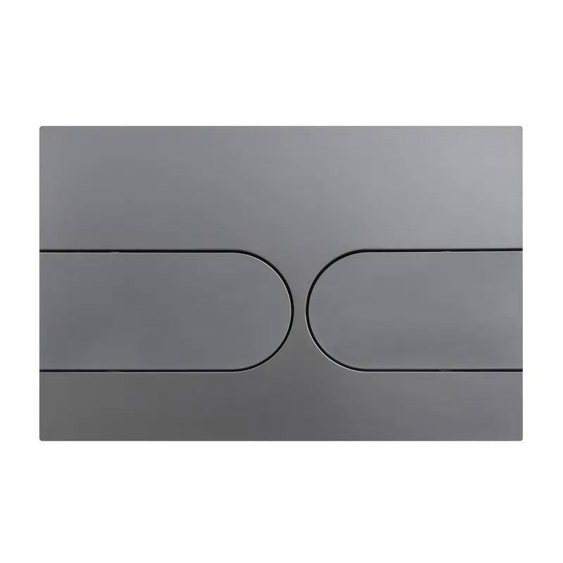 Панель змиву Koer KT-0604-07 240x160x10mm пластикова, заокруглена кнопка (KR5325)