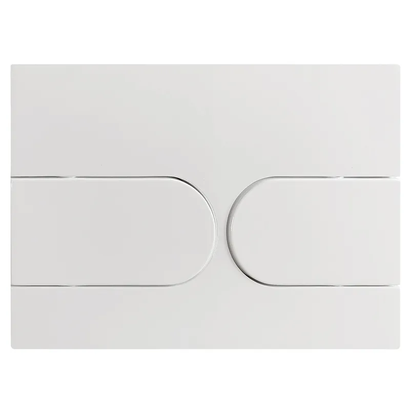 Панель змиву Koer KT-0604-03 240x160x10mm пластикова, заокруглена кнопка (KR5322)