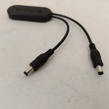 Димер кнопочний музичний 8А 5-24V чорний (Bluetooth)