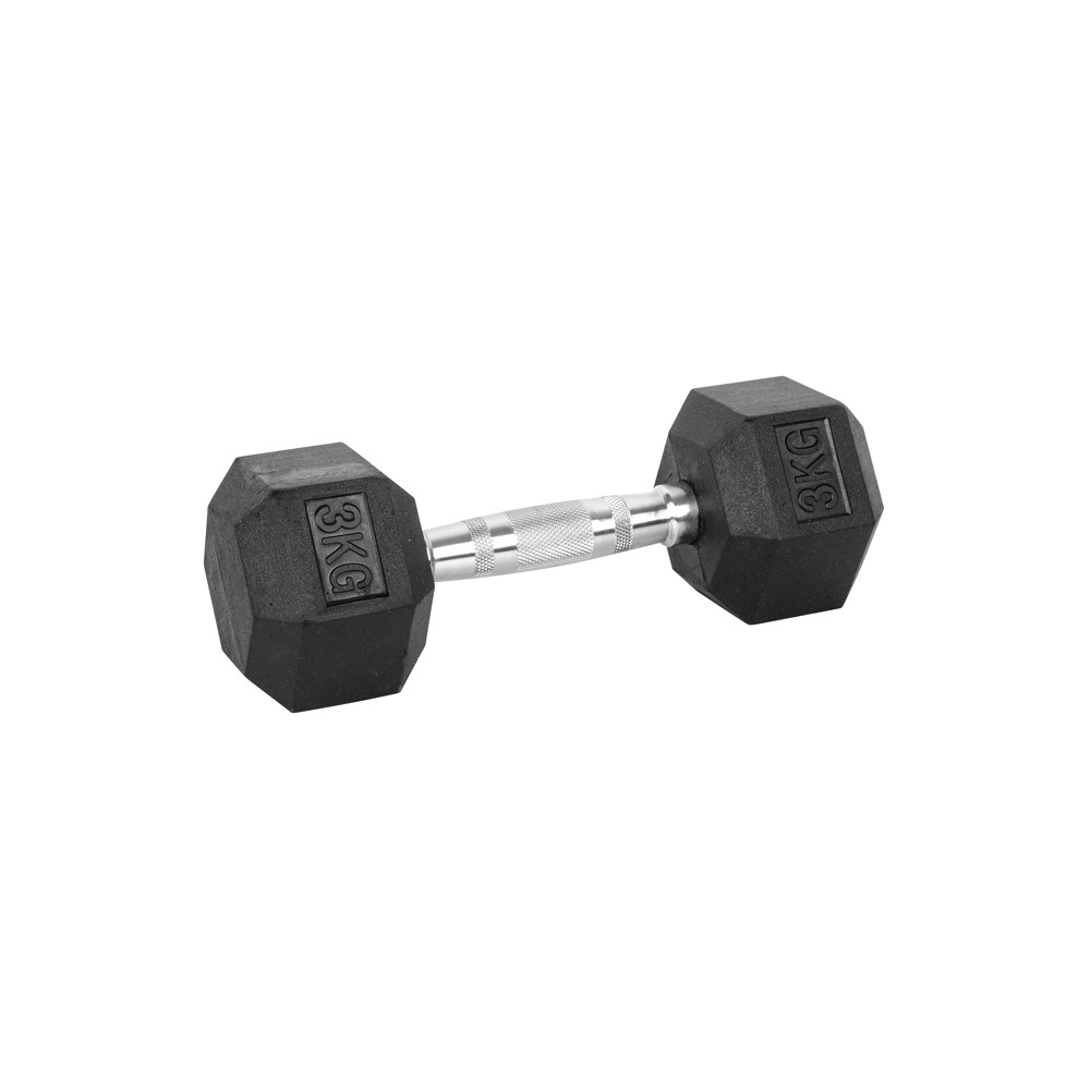 Гантель шестигренна inSPORTline Hexsteel 3 кг