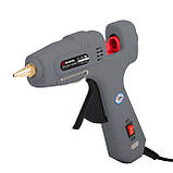 Пістолет клейовий 40 Вт, 230 В, 180-195 °C під стрижні 10.8-11.5 мм, 10-16.5 г/хв. INTERTOOL RT-1102, фото 2
