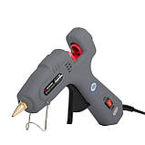 Пістолет клейовий 40 Вт, 230 В, 180-195 °C під стрижні 10.8-11.5 мм, 10-16.5 г/хв. INTERTOOL RT-1102, фото 4