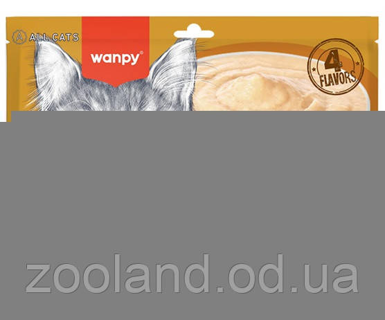 Wanpy Cat Creamy  LickableTreat Assorted мix, 50 шт