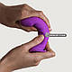 Фалоімітатор термореактивний Adrien Lastic Hitsens 6 на присосці, фіолетовий 18+, фото 4