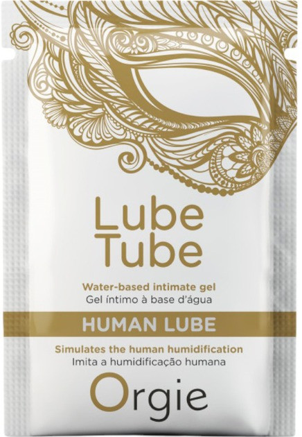 САШЕТ/Лубрикант на водній основі з текстурою природного мастила Orgie HUMAN LUBE intimate gel, 2 мл Bomba💣, фото 1