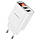 Мережевий зарядний пристрій BOROFONE BA58A Mighty dual port digital display charger 12W White, фото 3