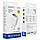 Мережевий зарядний пристрій BOROFONE BA58A Mighty dual port digital display charger 12W White, фото 5
