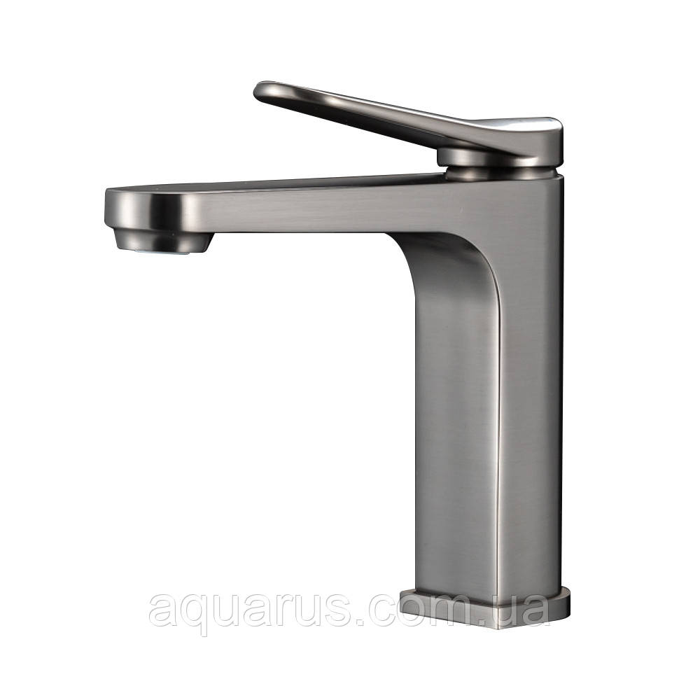 Змішувач для умивальника GAPPO G1010-9, збройова сталь