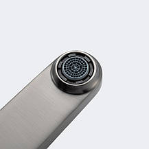 Змішувач для умивальника GAPPO G1010-9, збройова сталь, фото 4