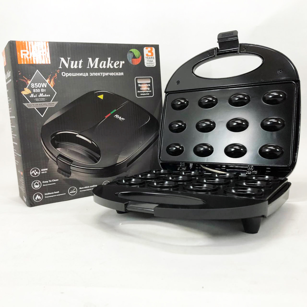 Вафлі домашні у вафельниці електричній, Електро вафельниця, Побутова вафельниця електро CF-48