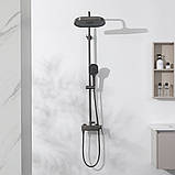 Душова система GAPPO G2410-9, 3 функц., збройова сталь, фото 3