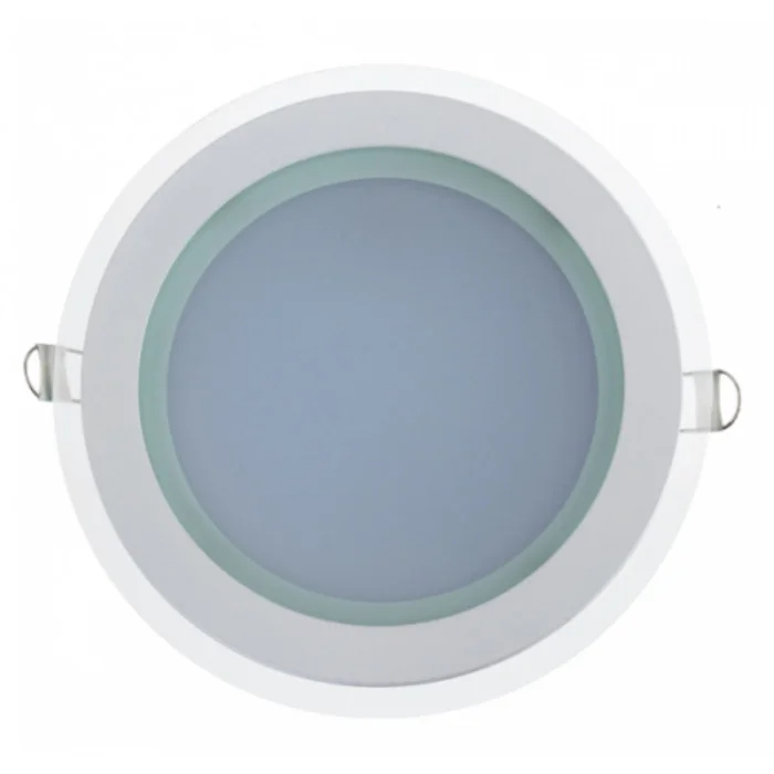 Врізний точковий світлодіодний світильник Glass Rim 18W 220V круг 4000К нейтральний