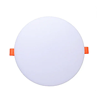 Вбудований стельовий світлодіодний світильник ESTER 18Вт круглий 5000К природний білий