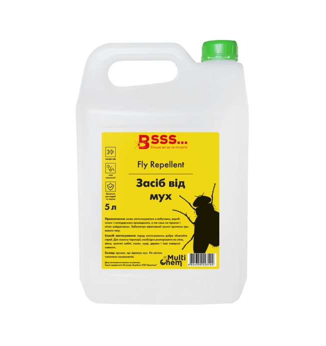 Засіб від мух Fly Repellent готовий до використання 5 л, фото 1