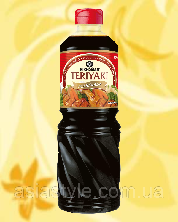 Соус теріякі, Соус териаки, Teriyaki Sauce, 975мл, Kikkoman, Нідерланди, Ч
