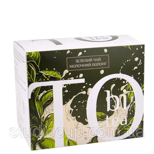 Чай зелений Молочний оолонг TOBI 20шт х 2,5г, фото 1
