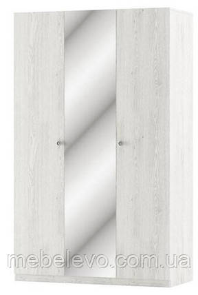 Шафа Вівіан 3ДЗ(120) 2200х1200х570мм аляска + моноліт Світ меблів, фото 1