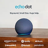 Акустична система Amazon Echo Dot (5th Gen) Smart Speaker with Alexa Deep Sea Blue_US ( Синій ) DS, фото 3