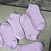 Шкарпетки жіночі 12 пар короткі однотонні «Фіалкові» розмір 36-40 арт. 220.12, фото 4