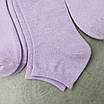 Шкарпетки жіночі 12 пар короткі однотонні «Фіалкові» розмір 36-40 арт. 220.12, фото 5