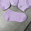 Шкарпетки жіночі 12 пар короткі однотонні «Фіалкові» розмір 36-40 арт. 220.12, фото 6