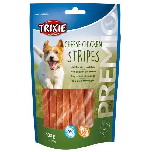 Ласощі Trixie Premio Chicken Cheese Stripes для собак палички з куркою та сиром 100 г (*), фото 1