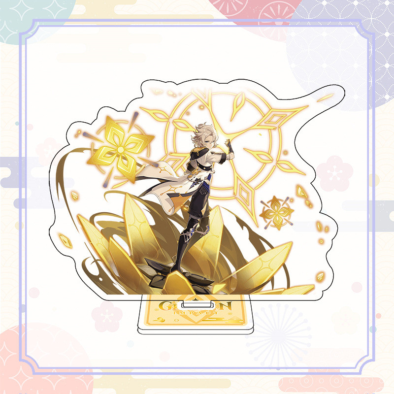 Одношарова акрилова фігурка Genshin Impact Геншин Імпакт Albedo Альбедо 15 см, фото 1