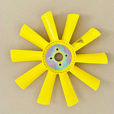 ぽち Крыльчатка вентилятора ЯМЗ, КрАЗ, МАЗ, Т-150 пластик d-540 мм (10