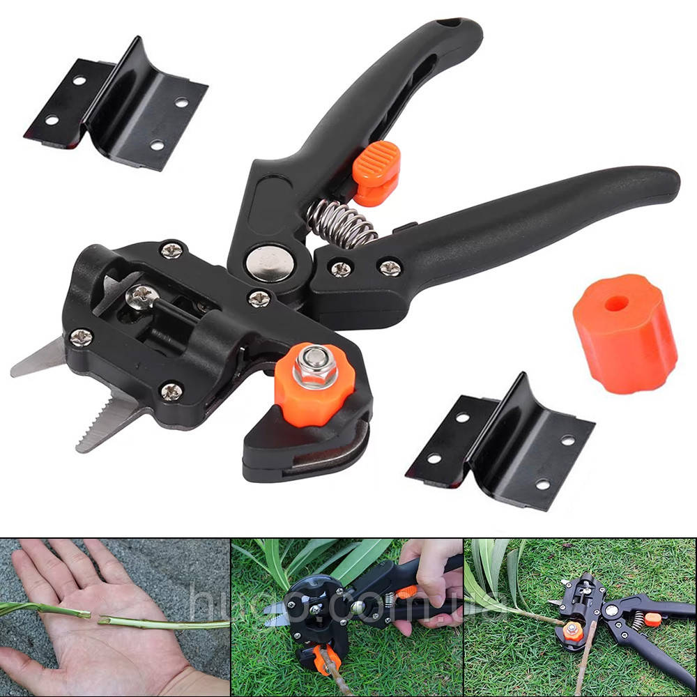 Секатор щеплювальний 3-10 мм, 3 ножа / Секатор для щеплення дерев / Секатор для обрізання дерев, фото 1