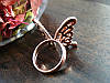 Жіноче кільце з метеликом 16 розмір, фото 2