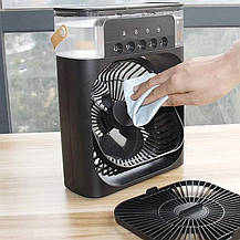 Вентилятор зі зволожувачем повітря Портативний мінівентилятор USB мінівентилятор, маленький, фото 2