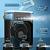 Мініusb вентилятор настільний з охолодженням і нічником 3в1 Air Cooler Fan, фото 11