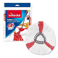 Змінна насадка для швабри моп Vileda TURBO Refill Microfibre 2in1 - 1 шт (151609)