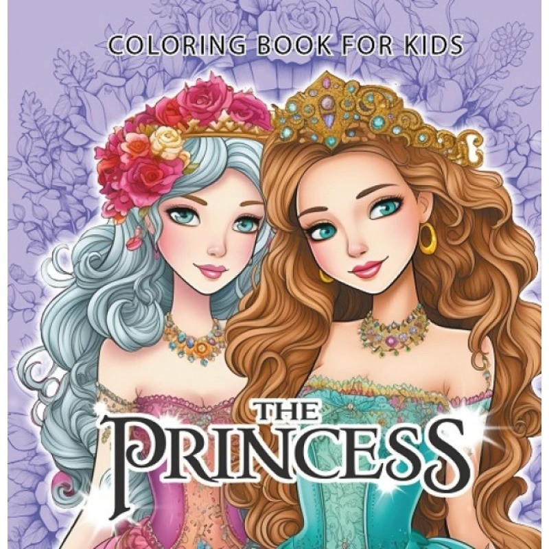 Розмальовка Art studio of Happines Принцеси, 21 малюнок 16х16 см
