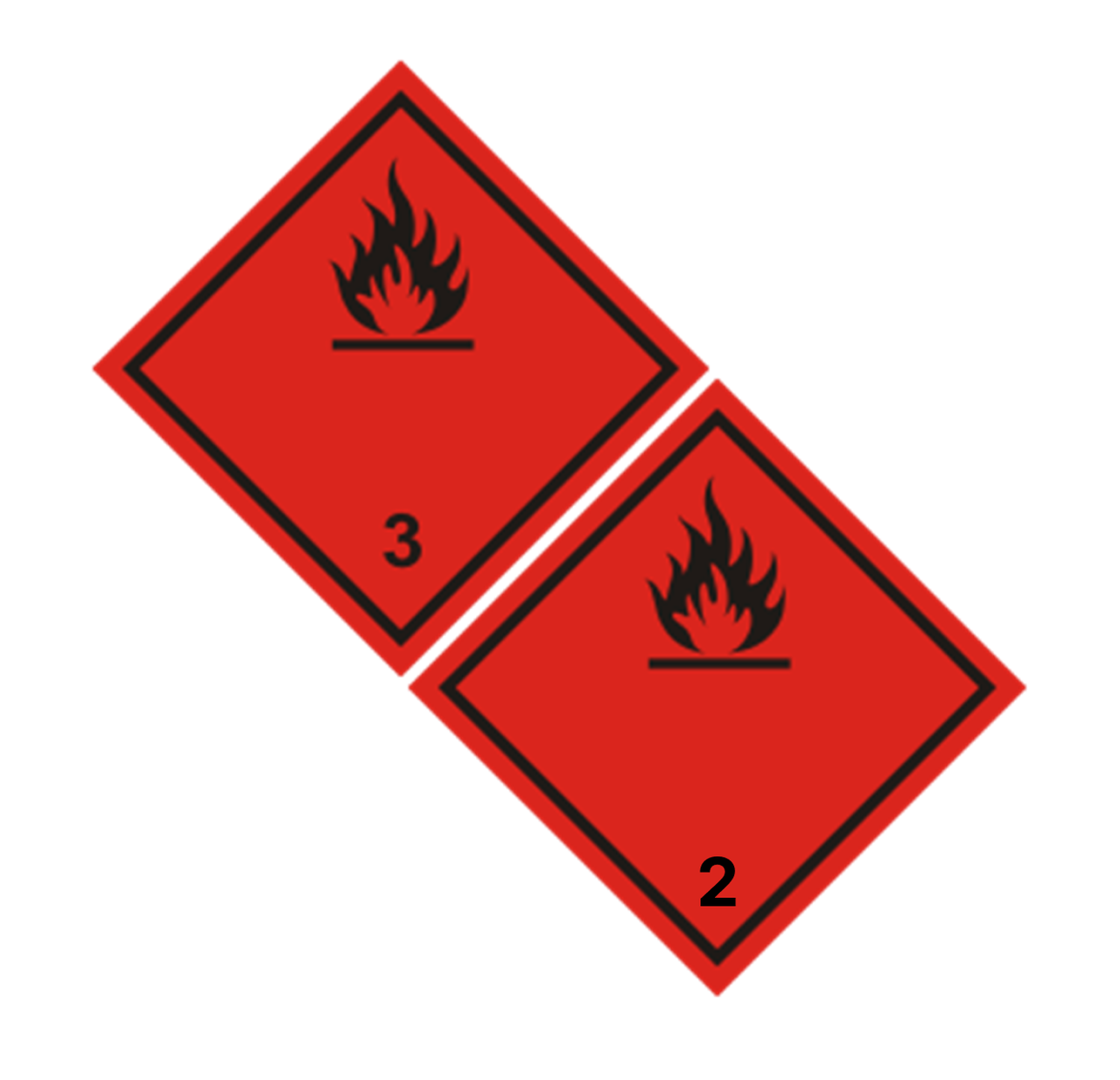 Знак небезпеки "Легкозаймисті речовини" (метал), фото 1