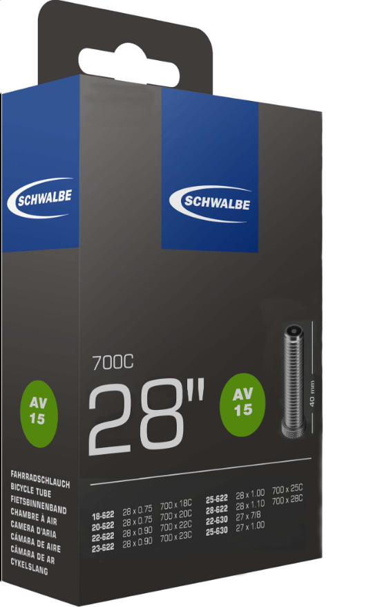 Камера Schwalbe 28" 18/28x622/630 AV15 40мм EK AGV, фото 1
