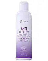 Сріблястий шампунь для холодних відтінків блонд Unic BLONDI Antiyellow Shampoo, 300 мл