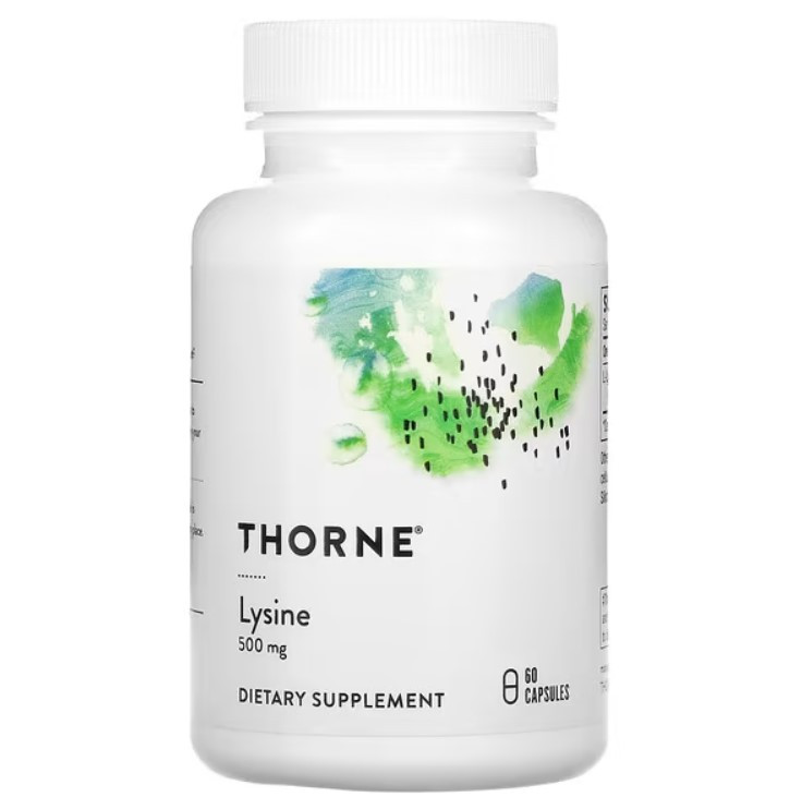 Thorne Research Lysine / Лізин 500 мг 60 капсул