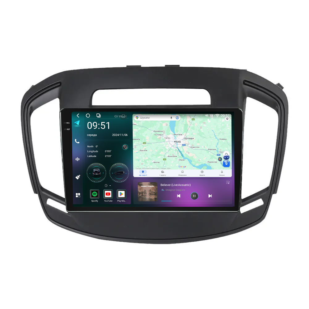 Штатна магнітола Mekede M7 Plus Buick Regal (2013-2017) CarPlay QleD