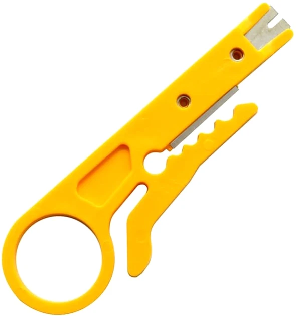 Інструмент для зачистки кабеля 6-1 Stripper, yellow