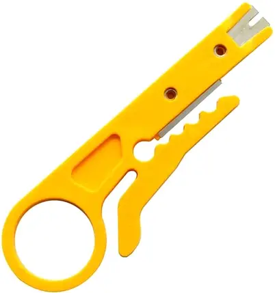 Інструмент для зачистки кабеля 6-1 Stripper, yellow, фото 1