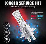 H7 LED лампи білі 6000K 60W для автомобільних фар, фото 4
