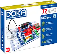 Конструктор электронный DOKA Супер измеритель 17 схем (D70712)