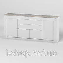 Великий комод LION Ларрі-2 Нiмфея альба/Бетон (LION-041058), фото 3