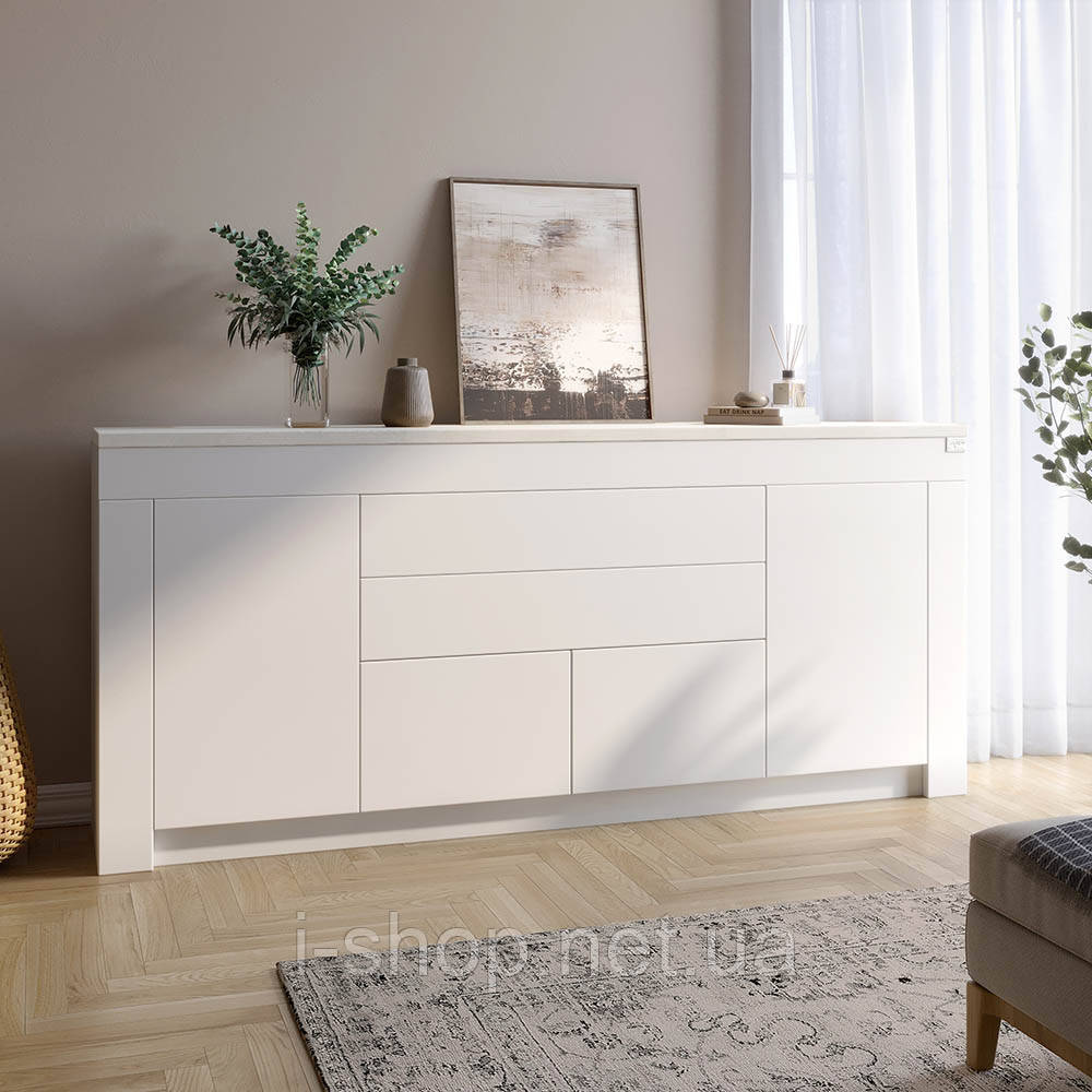 Великий комод LION Ларрі-2 Нiмфея альба/Бетон Style (LION-041059)
