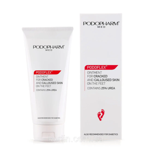 Podopharm Ointment for Cracked Skin Догляд для потрісканої та ороговілої шкіри стоп з 25% сечовиною 75 мл