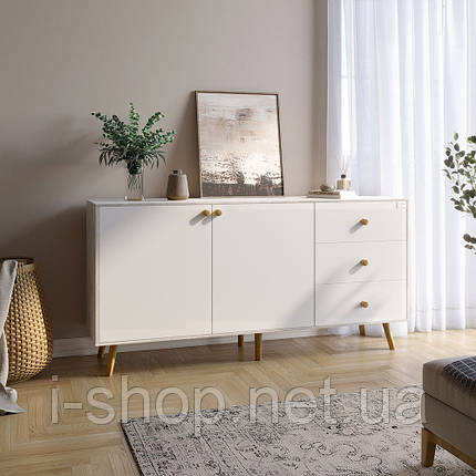 Комод LION Хьюге-5 Бетон/Німфея альба (LION-041104), фото 1