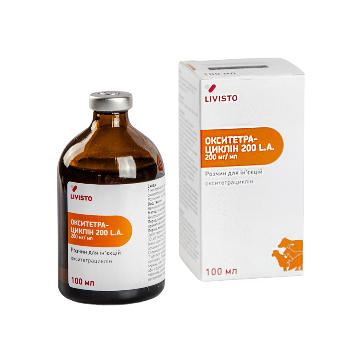 Окситетрациклін - 200 L.A. 100 мл LIVISTO Іспанія